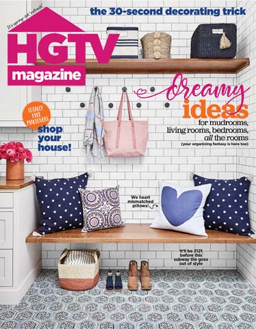 Fun Decorating Color Feature, HGTV Magazine